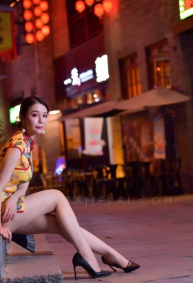旗袍好身材裙搭配高跟鞋[<font color=red>12P</font>]